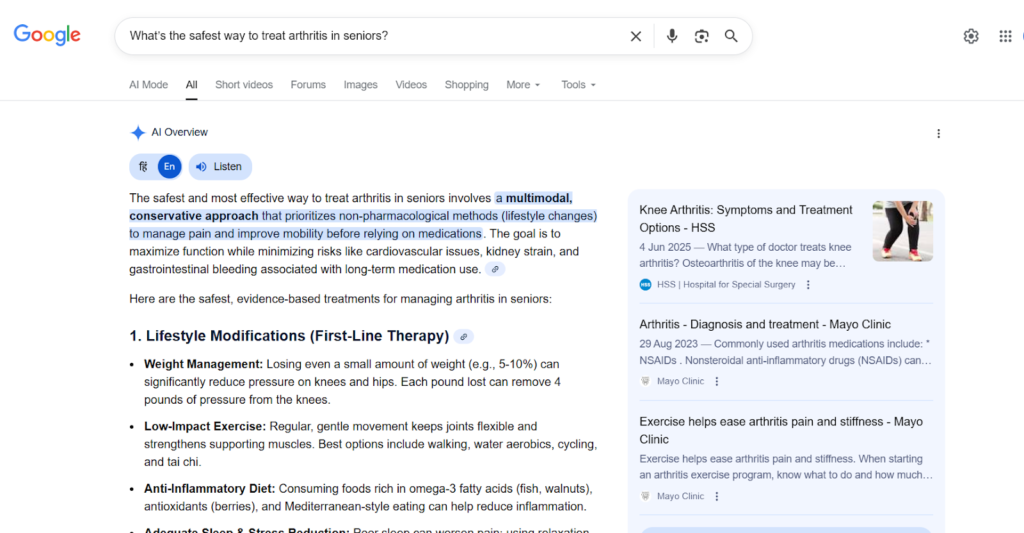 Zero-Click Search healthcare