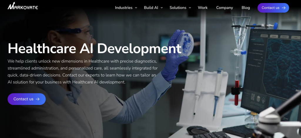 Markovate — GenAI and Agentic AI for Growing Health Companies