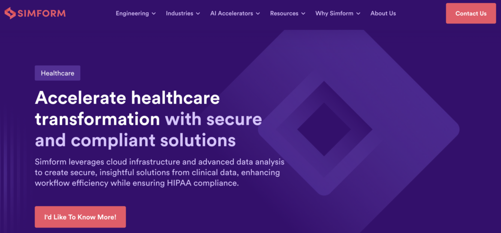 Simform — Cloud AI Engineering at Enterprise Scale